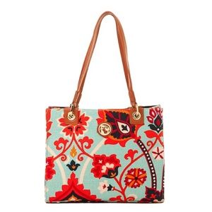 EUC - Spartina 449 Waving Girl Cabana Tote